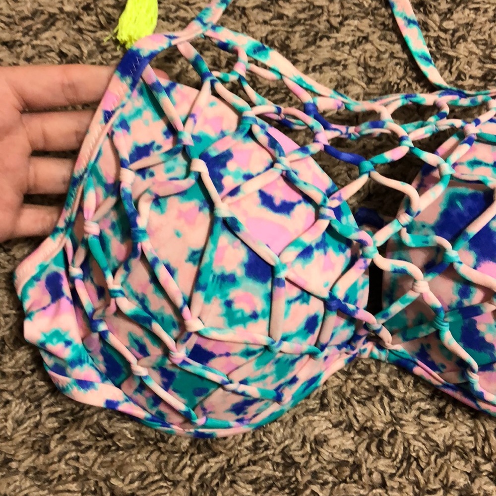 Fishnet Bikini Top - Picture 2 of 3